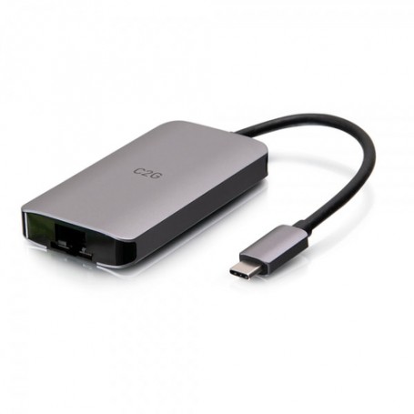 C2G C2G54456 replicatore di porte e docking station per notebook Cablato USB 3.2 Gen 1 (3.1 Gen 1) Type-C Nero (C2G54456)