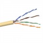 ACT Cat6a, 305m cavo di rete Giallo U/UTP (UTP) (EP458B)
