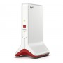 AVM FRITZ!Repeater 6000 router wireless Ethernet Banda tripla (2.4 GHz/5 GHz/5 GHz) Rosso, Bianco (20002908)