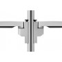 BakkerElkhuizen Filex Galaxy Modular Dual Morsa/Bullone di ancoraggio Nero, Argento (BNEFG809421)