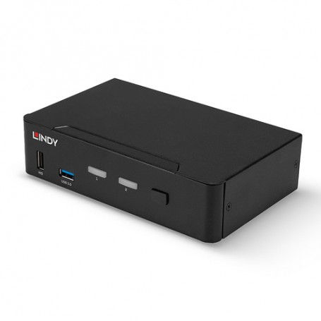 Lindy 39312 switch per keyboard-video-mouse (kvm) Nero (39312)