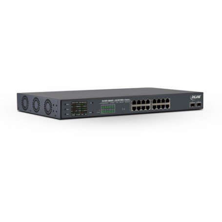 InLine 32316P switch di rete Gigabit Ethernet (10/100/1000) Supporto Power over Ethernet (PoE) 1U Nero (32316P)