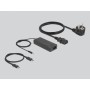 DeLOCK 87777 replicatore di porte e docking station per notebook Cablato Thunderbolt 3 Grigio (87777)