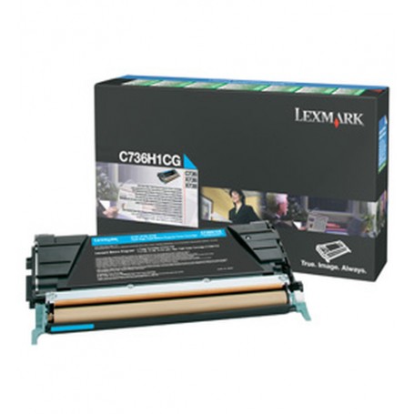 Lexmark C736H1CG cartuccia toner 1 pz Originale Ciano (0C736H1CG)