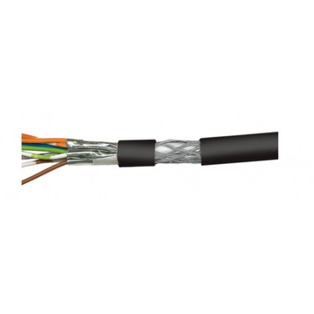 EFB Elektronik 100m Cat7 S/FTP cavo di rete Nero S/FTP (S-STP) (99.705.100)