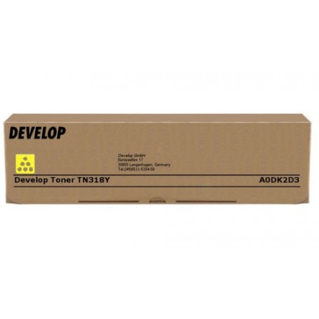 Develop TN318Y cartuccia toner 1 pz Originale Giallo (A0DK2D3)