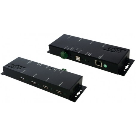 EXSYS EX-6002POE moltiplicatore di rete Trasmettitore di rete Nero (EX-6002POE)