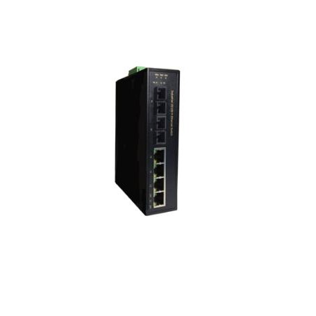 Barox PC-IA500 switch di rete Non gestito L2 Fast Ethernet (10/100) Nero (WGR-6013)