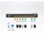 Aten CL5708N switch per keyboard-video-mouse (kvm) Montaggio rack Nero (CL5708N D)