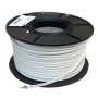 TechniSat 0001/3106 cavo coassiale 100 m Bianco (0001/3106)