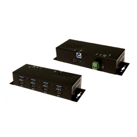 EXSYS EX-6685HMV hub di interfaccia 5000 Mbit/s Nero (EX-6685HMV)