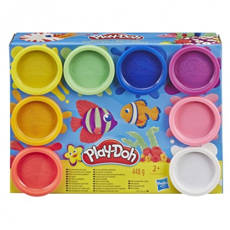 Hasbro Play Doh 8 pack Rainbow (5010993560196)