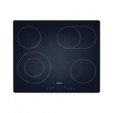 Beko HIC 64403 piano cottura Nero Da incasso Ceramica 4 Fornello(i) (HIC 64403)
