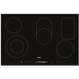 Beko HIC 85502 TX piano cottura Nero Da incasso Ceramica 5 Fornello(i) (HIC 85502 TX)