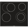 Bosch Serie 8 PKN675DP1D piano cottura Nero, Acciaio inossidabile Da incasso Ceramica 4 Fornello(i) (PKN675DP1D)
