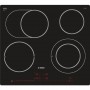 Bosch PKN601DP1D piano cottura Nero Da incasso Ceramica 4 Fornello(i) (PKN601DP1D)
