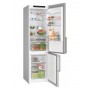 Bosch Serie 4 KGN39VICT frigorifero con congelatore Libera installazione 363 L C Acciaio inossidabile (KGN39VICT)