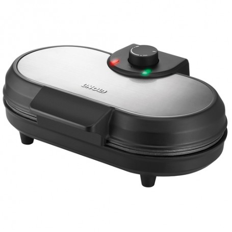Unold PANCAKE MAKER American crepiera 2 crepe 1000 W Nero, Acciaio inossidabile (48165)