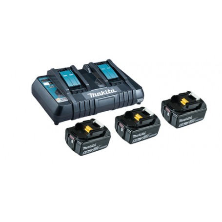 Makita 198458-6 batteria e caricabatteria per utensili elettrici Set batteria e caricabatterie (198458-6)
