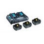 Makita 198458-6 batteria e caricabatteria per utensili elettrici Set batteria e caricabatterie (198458-6)