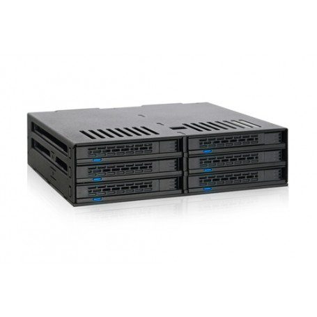 Icy Dock MB326SP-B array di dischi Rack (1U) Nero (MB326SP-B)