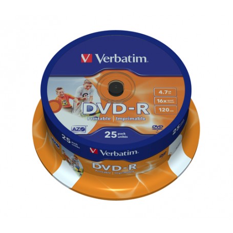 Verbatim 43538 DVD vergine 4,7 GB DVD-R 25 pz (43538)