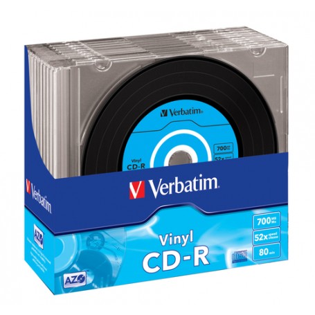 Verbatim CD-R AZO Data Vinyl 700 MB 10 pz (43426)