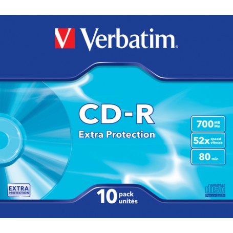 Verbatim CD-R Extra Protection 700 MB 10 pz (43415)