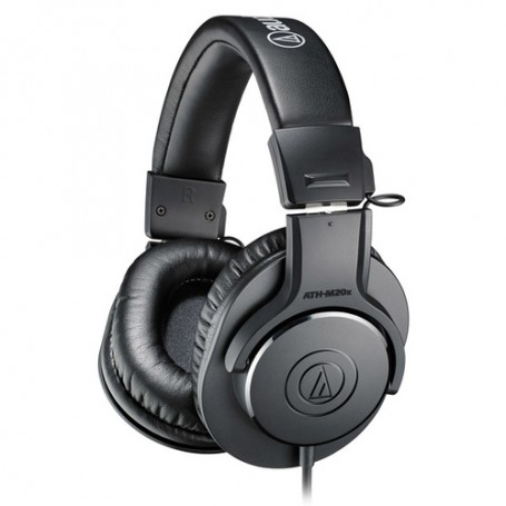Audio-Technica ATH-M20X cuffia e auricolare Cuffie Padiglione auricolare Connettore 3.5 mm Nero (ATH-M20X)