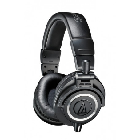 Audio-Technica ATH-M50X cuffia e auricolare Cuffie Padiglione auricolare Connettore 3.5 mm Nero (ATH-M50X)