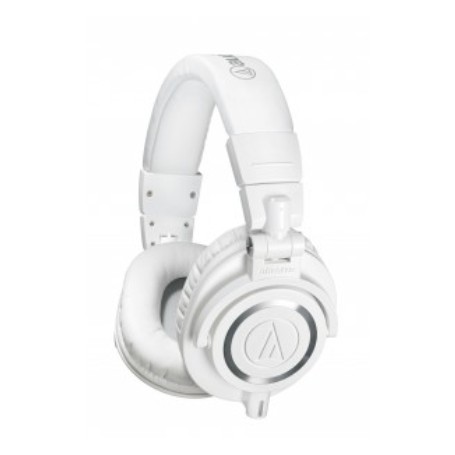 Audio-Technica ATH-M50XWH cuffia e auricolare Cuffie Padiglione auricolare Connettore 3.5 mm Bianco (ATH-M50XWH)
