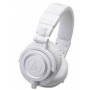 Audio-Technica ATH-M50XWH cuffia e auricolare Cuffie Padiglione auricolare Connettore 3.5 mm Bianco (ATH-M50XWH)