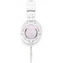 Audio-Technica ATH-M50XWH cuffia e auricolare Cuffie Padiglione auricolare Connettore 3.5 mm Bianco (ATH-M50XWH)