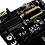 Silverstone ECM20 scheda di interfaccia e adattatore Interno PCIe, SATA (SST-ECM20)