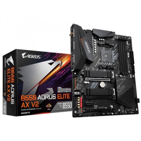 Gigabyte B550 AORUS ELITE AX V2 scheda madre AMD B550 Presa AM4 ATX (B550 AORUS ELITE AX)