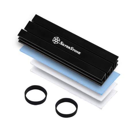 Silverstone SST-TP02-M2 ventola per PC Mddulo di memoria Radiatore Nero (SST-TP02-M2)