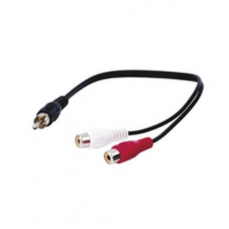 Goobay AVK 105-020 0.2m cavo audio 0,2 m RCA 2 x RCA Nero (50005)
