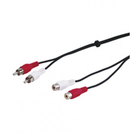 Goobay AVK 125-150 1.5m cavo audio 1,5 m 2 x RCA Nero (50025)