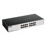 D-Link GO-SW-16G Non gestito L2 Gigabit Ethernet (10/100/1000) 1U Nero (GO-SW-16G/E)