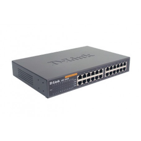 D-Link 24-port 10/100M NWay Desktop - Internal PSU (incl. 19" rack mount kit) Non gestito (DES-1024D/E)