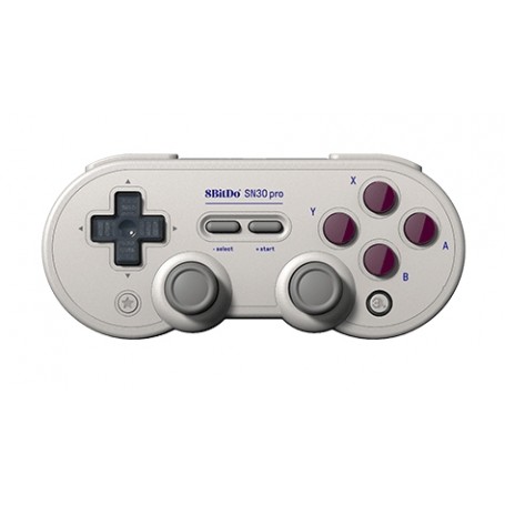 8Bitdo SN30 Pro G Classic Grigio Bluetooth/USB Gamepad Analogico/Digitale Android, Nintendo Switch, PC (RET00120)