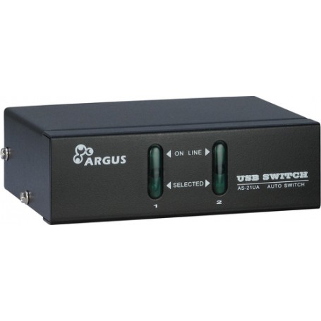 Inter-Tech KVM-AS-21UA switch per keyboard-video-mouse (kvm) Nero (88887168)