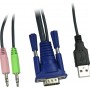 Inter-Tech KVM-AS-21UA switch per keyboard-video-mouse (kvm) Nero (88887168)