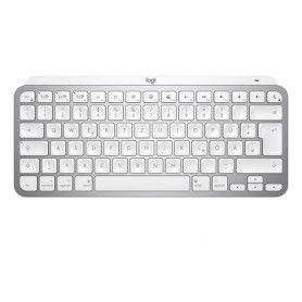 Logitech MX Keys Mini for Mac tastiera RF senza fili + Bluetooth QWERTZ Tedesco Argento, Bianco (920-010519)