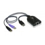 ATEN KA7169-AX cavo per tastiera, video e mouse Nero, Metallico, Porpora (KA7169-AX)
