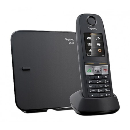 Gigaset E630 Telefono DECT Identificatore di chiamata Nero (S30852-H2503-B101)