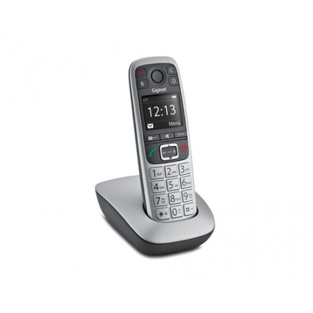 Gigaset E560 Telefono DECT Identificatore di chiamata Nero, Argento (S30852-H2708-B101)