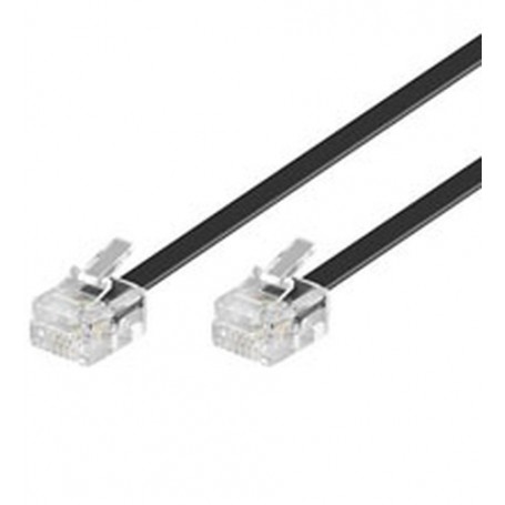 Goobay 10m RJ-11 Cable Nero (50319)