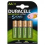 Duracell 4xAA 2400mAh Batteria ricaricabile (5000394057043)