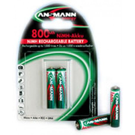 Ansmann Blister 2 X DECT Accu, AA, 800mAh AA / HR6 Nichel-Metallo Idruro (NiMH) (5030902)